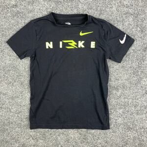 Nike 3Brand T-Shirt Boys‎ Size M Black Green Graphic Tee Russell Wilson Collab